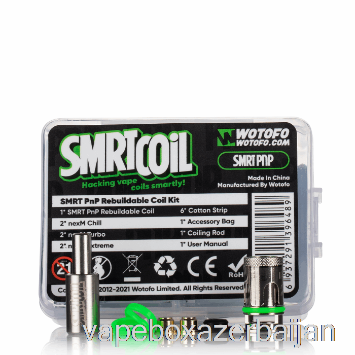 E-Juice Vape Wotofo SMRT Rebuildable Coil Kit [PnP] Rebuildable Coil Kit